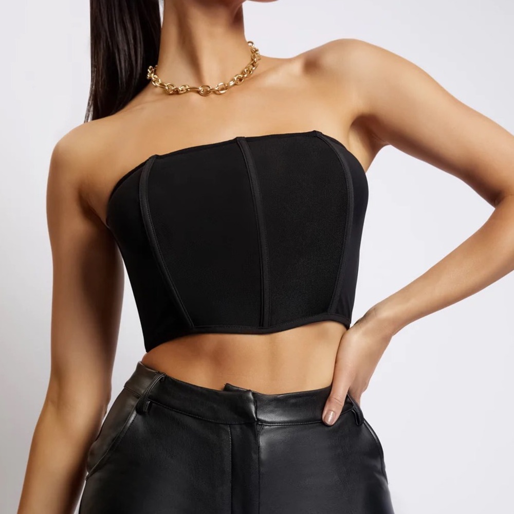 Meshki Black Corset Top